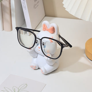 Porte / Repose lunettes</br> Lapin Blanc