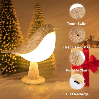 Veilleuse LED Oiseau Diffuseur d'huiles essentielles