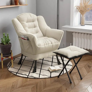 Fauteuil de Lecture avec repose pieds