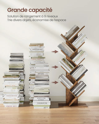 Bibliothèque 8 Niveaux en Forme d’Arbre