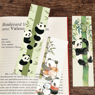 Marque page pandas mignons pour étudiants